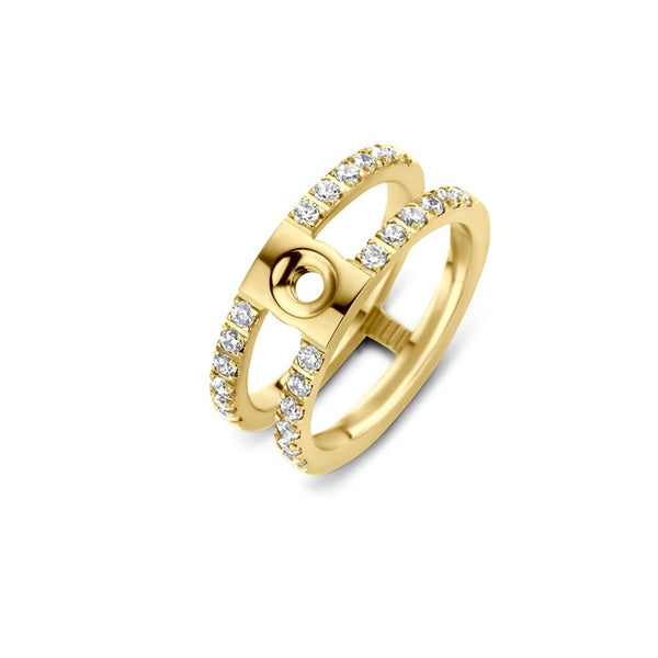 Twisted Trista Gold Ring Base 8mm