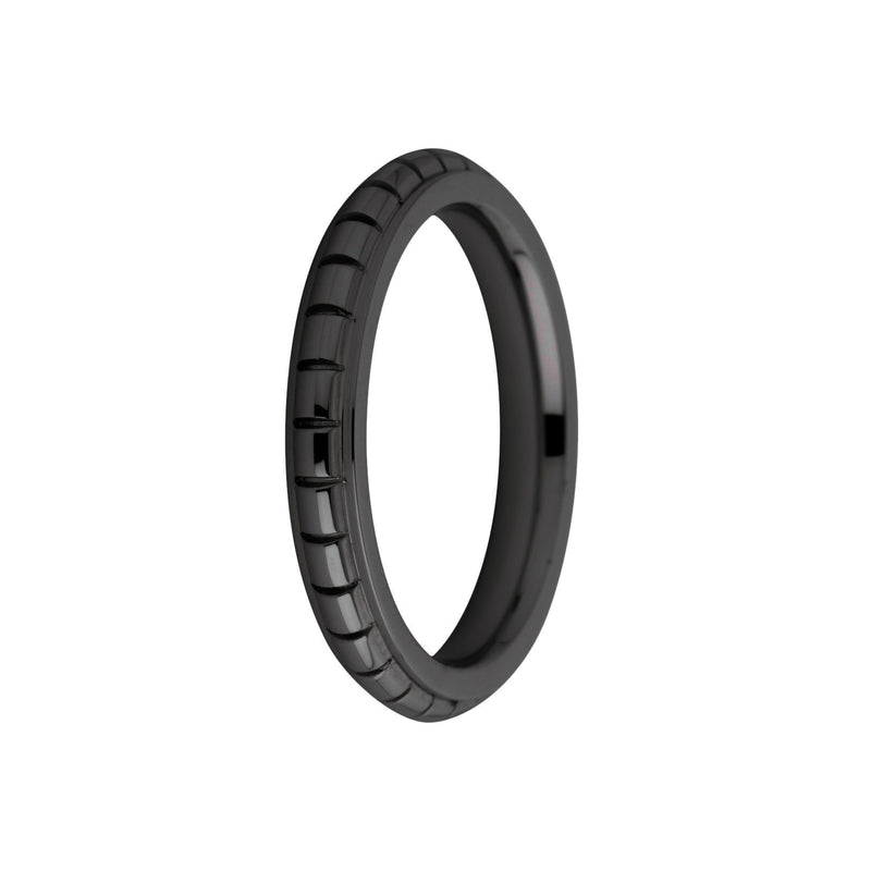 Stackable Sarah Engraved Black💸