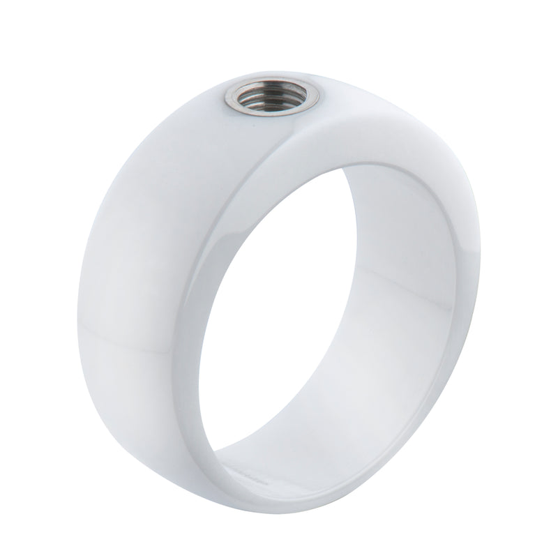 Vivid Collection Ceramic | White Ring Base