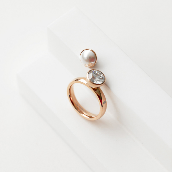Twisted Range Tilly Pearl Ring Gift Set