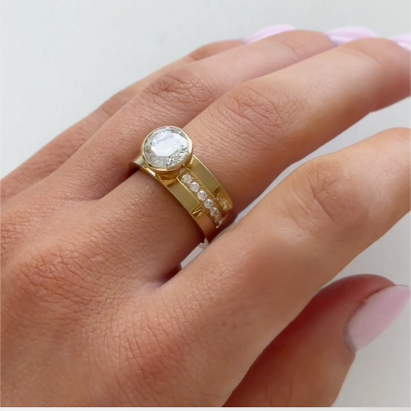 Twisted Tatum Gold Ring Base 8mm 💸