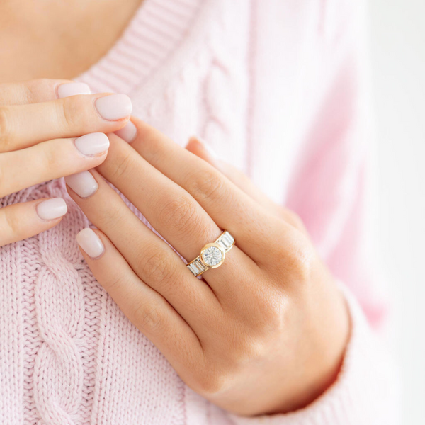 Vivid Baguette Ring