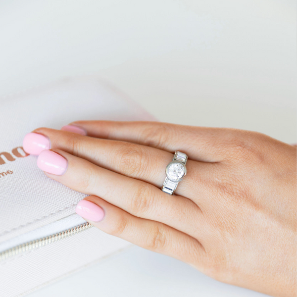 Vivid Verena Silver Base 6.5mm